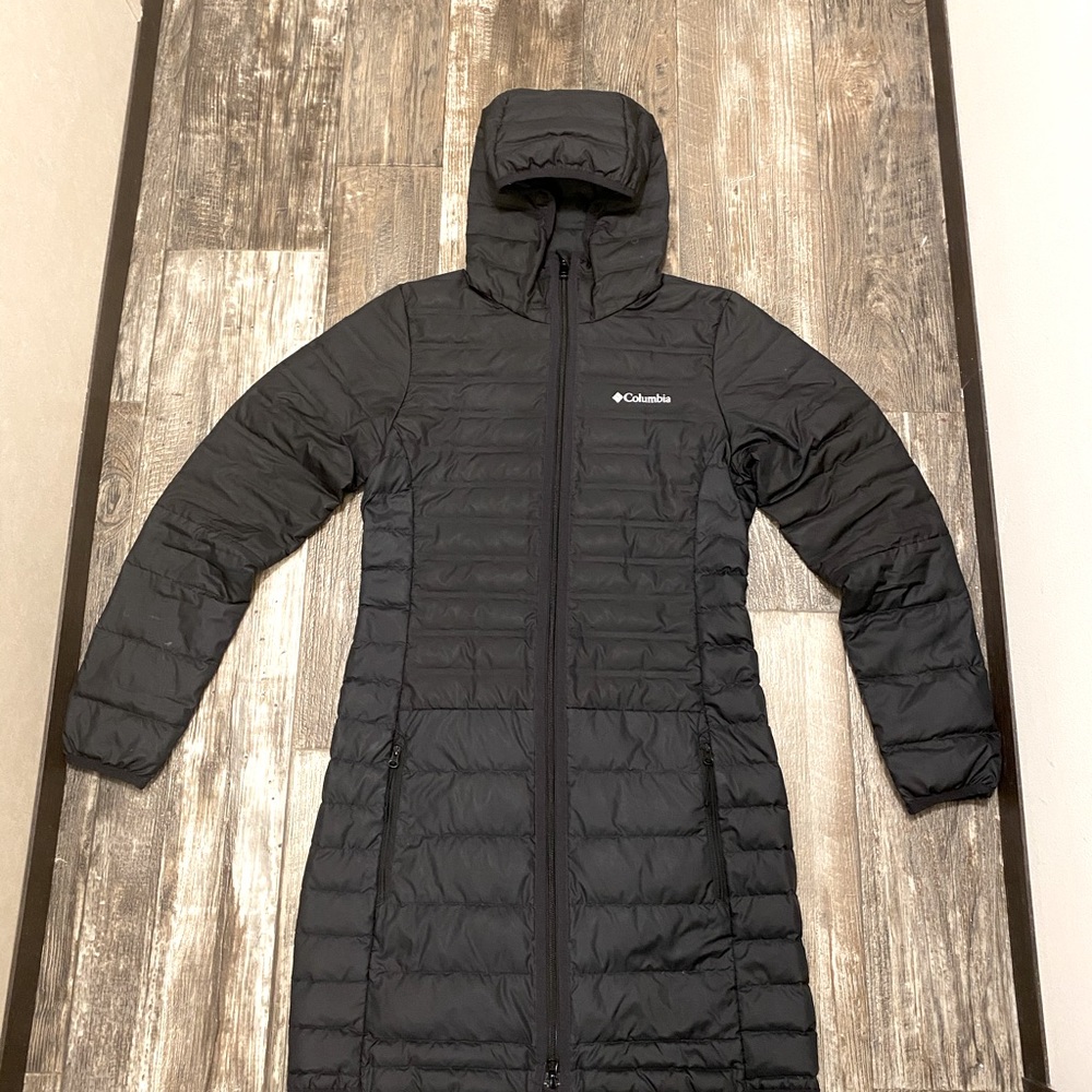 Xs black Columbia parka